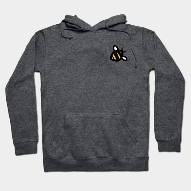 Small Bumblebee for Small Kids Hoodie by ellenhenryart